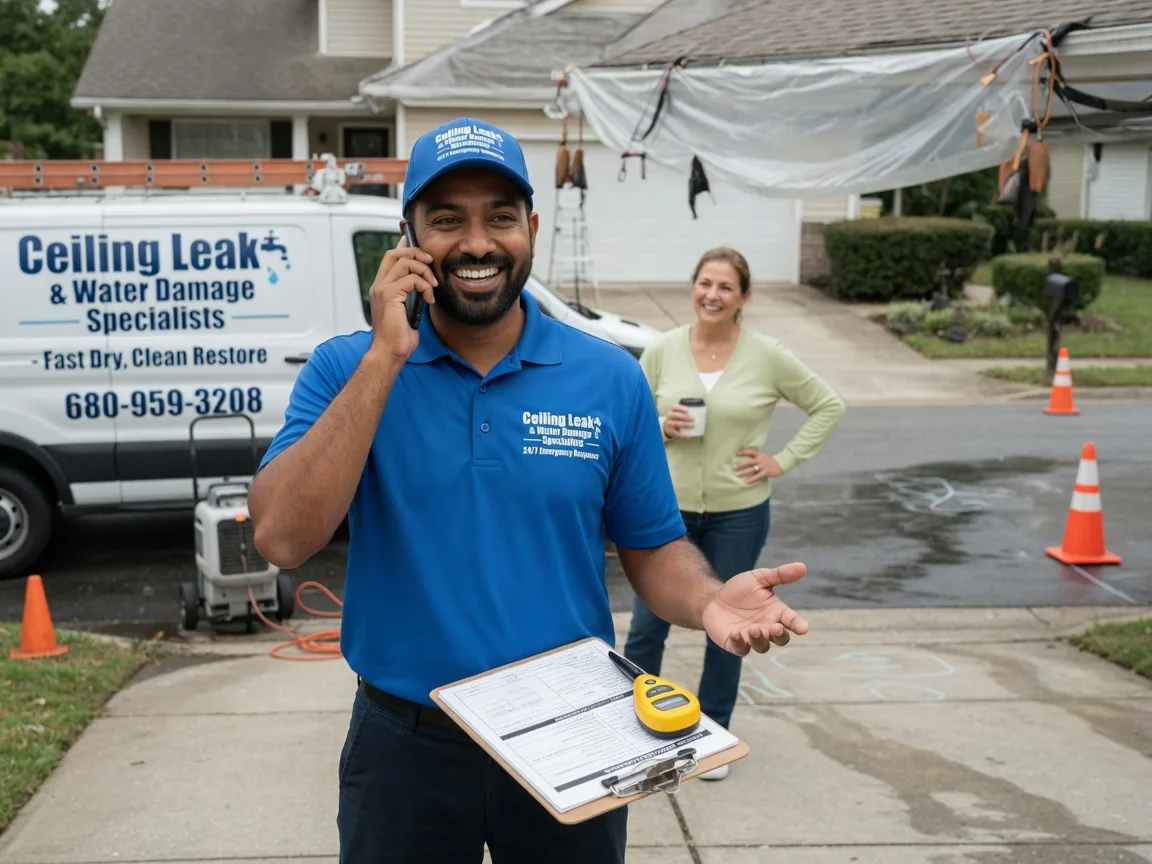 Ceiling Leak Cleanup Aston, PA FAQs